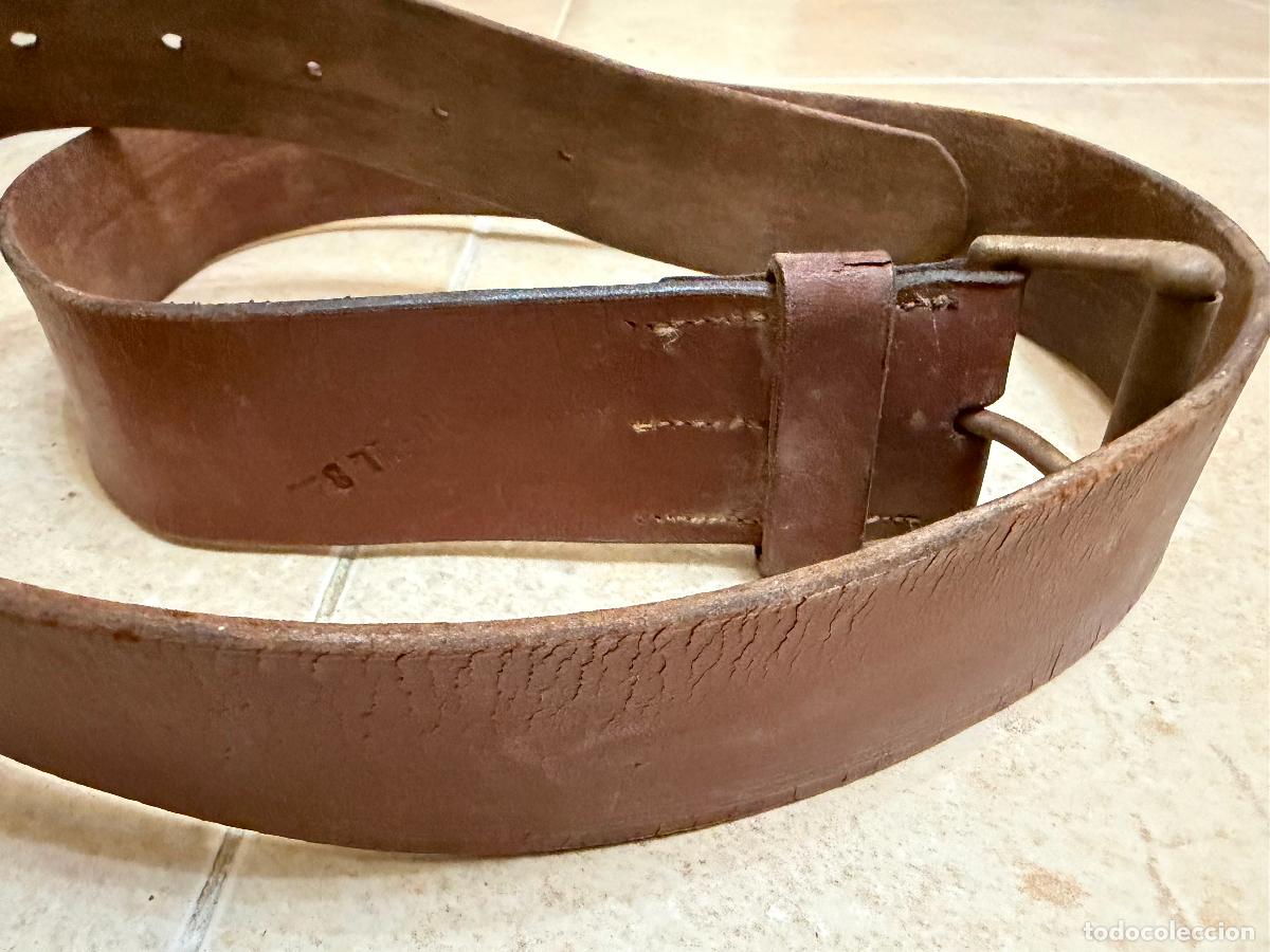 Militaria: Cintur&oacute;n de cuero marca carbonell - Foto 3