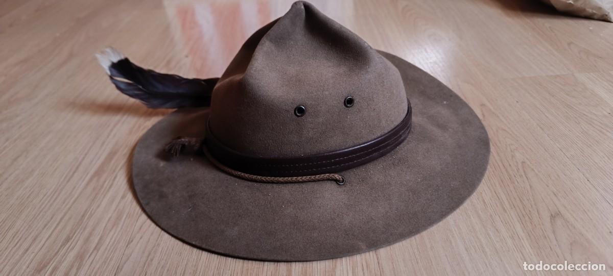 Militaria: ANTIGUO GORRO DE ALA DE BOYS SCOUTS - Foto 1