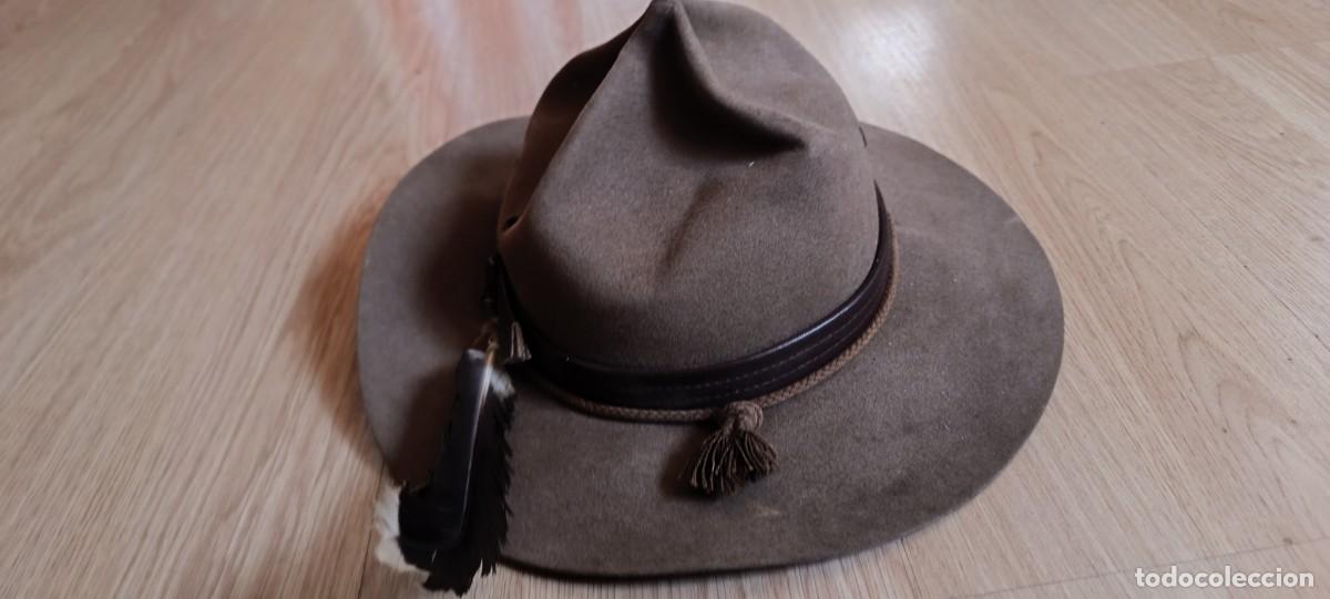 Militaria: ANTIGUO GORRO DE ALA DE BOYS SCOUTS - Foto 2