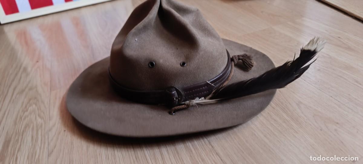 Militaria: ANTIGUO GORRO DE ALA DE BOYS SCOUTS - Foto 3