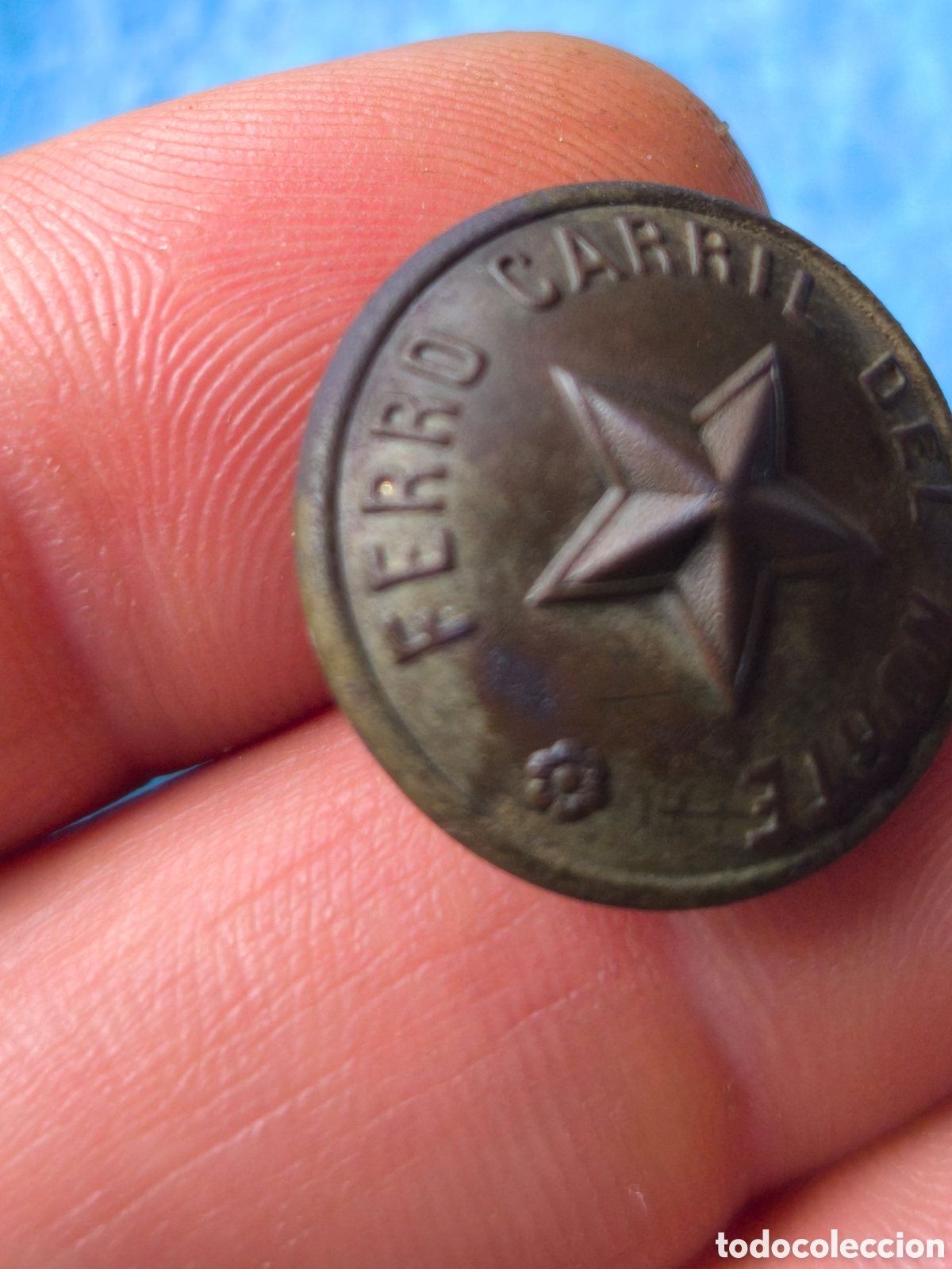 Militaria: Bot&oacute;n Ferrocarriles del Norte - Foto 2