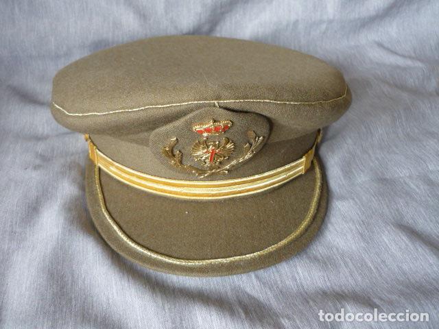 Militaria: GORRA DE PLATO OFICIAL EJERCITO ESPA&Ntilde;OL - Foto 1