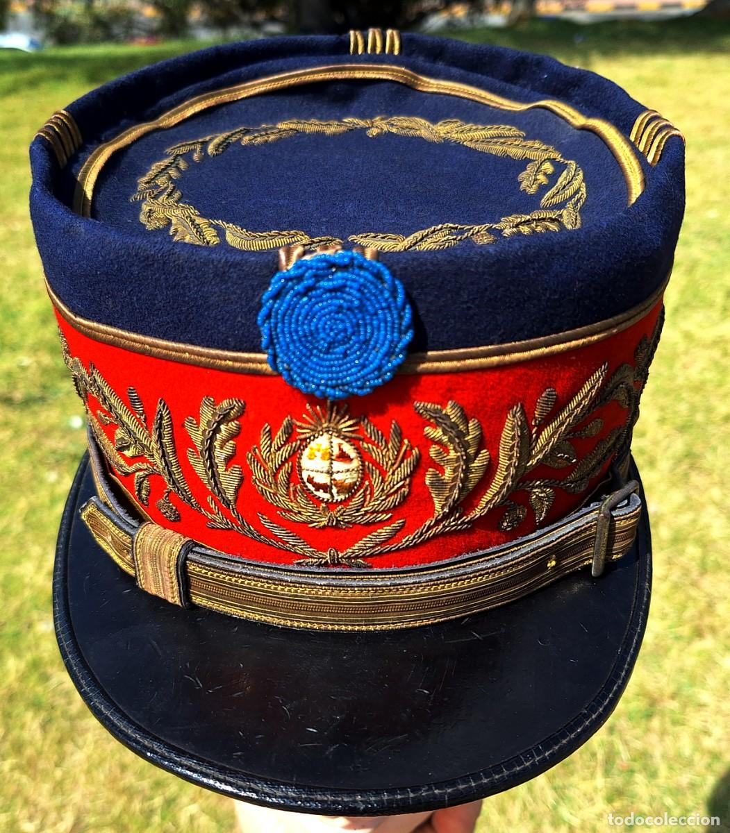 Militaria: KEPI DE GENERAL EJERCITO URUGUAYO SIGLO XIX PAGO SOLO TRANSFERENCIA BANCARIA BANK TRANSFER PAYMENT