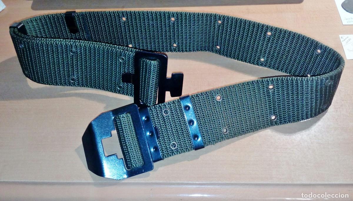 Militaria: CINTUR&Oacute;N MILITAR VERDE - Foto 1