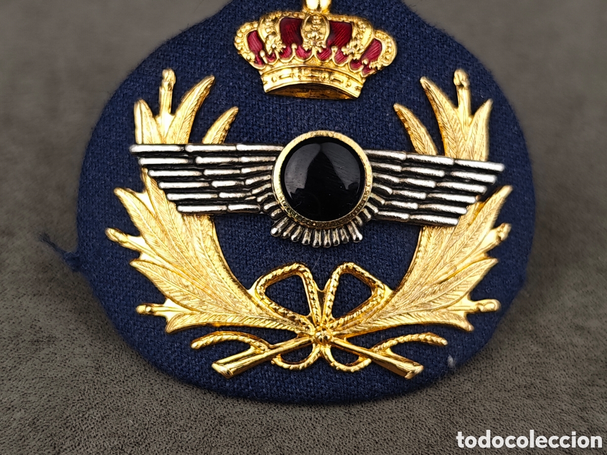 Militaria: Antiguo Emblema para el Gorro Ej&eacute;rcito del A&iacute;re - Foto 5