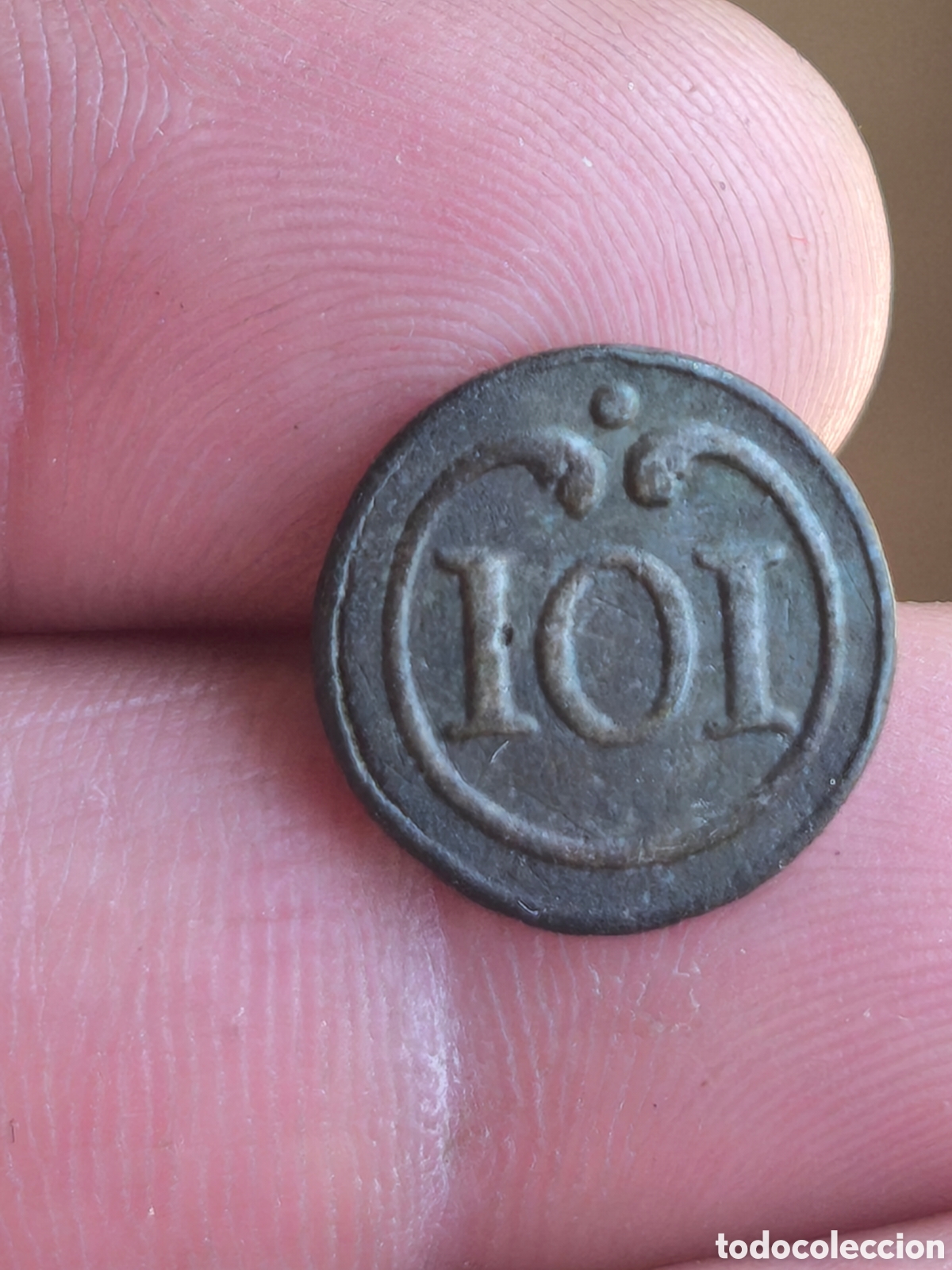 Militaria: Boton Guerra Indepencia 101 peque&ntilde;o