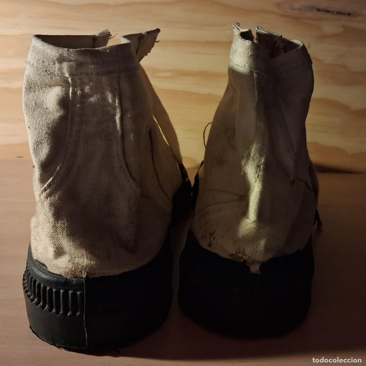 Militaria: Botas de lona del Ej&eacute;rcito Espa&ntilde;ol - Foto 3