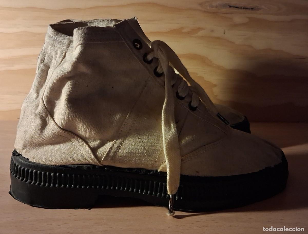 Militaria: Botas de lona del Ej&eacute;rcito Espa&ntilde;ol - Foto 4