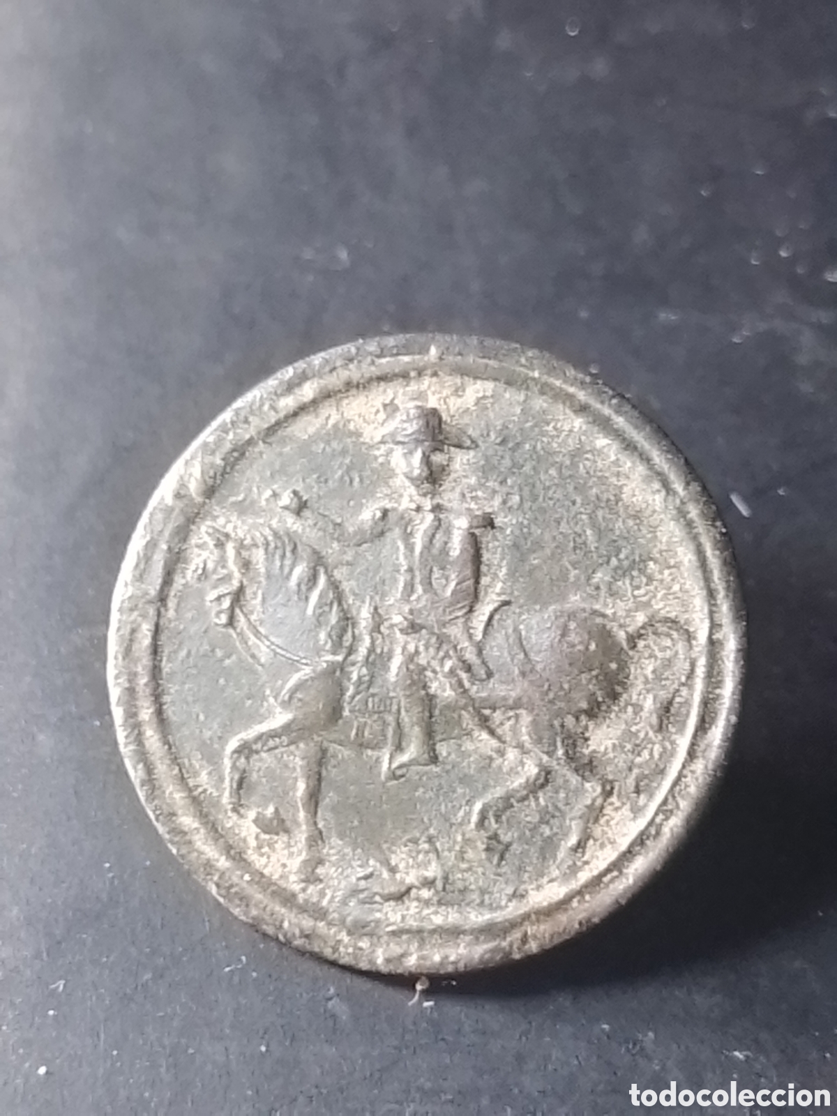 Militaria: Antiguo bot&oacute;n patri&oacute;tico Napole&oacute;n?.