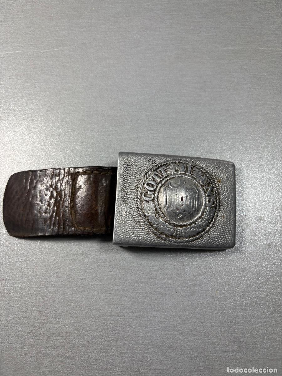 Militaria: Hebilla de cintur&oacute;n ej&eacute;rcito alem&aacute;n.Original