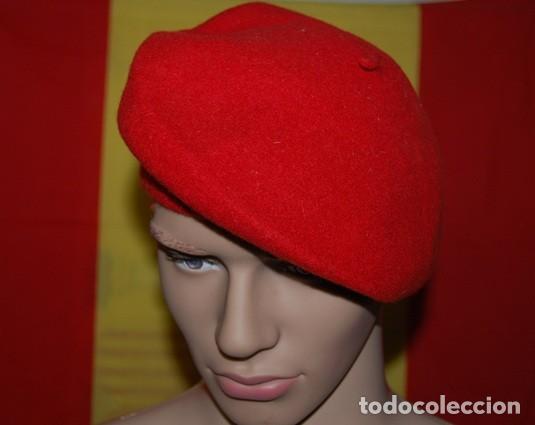 Militaria: ANTIGUA BOINA ROJA DE LANA ELOSEGUI