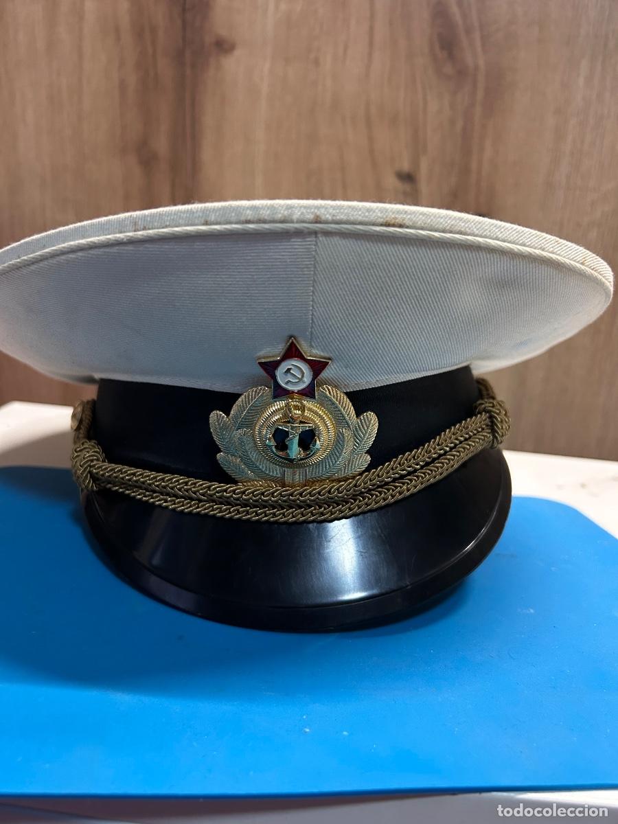 Militaria: Gorra de la marina sovi&eacute;tica