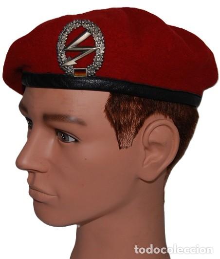 Militaria: BOINA MILITAR REPUBLICA FEDERAL ALEMANA 1992 GRUPO TELECOMUNICACIONES