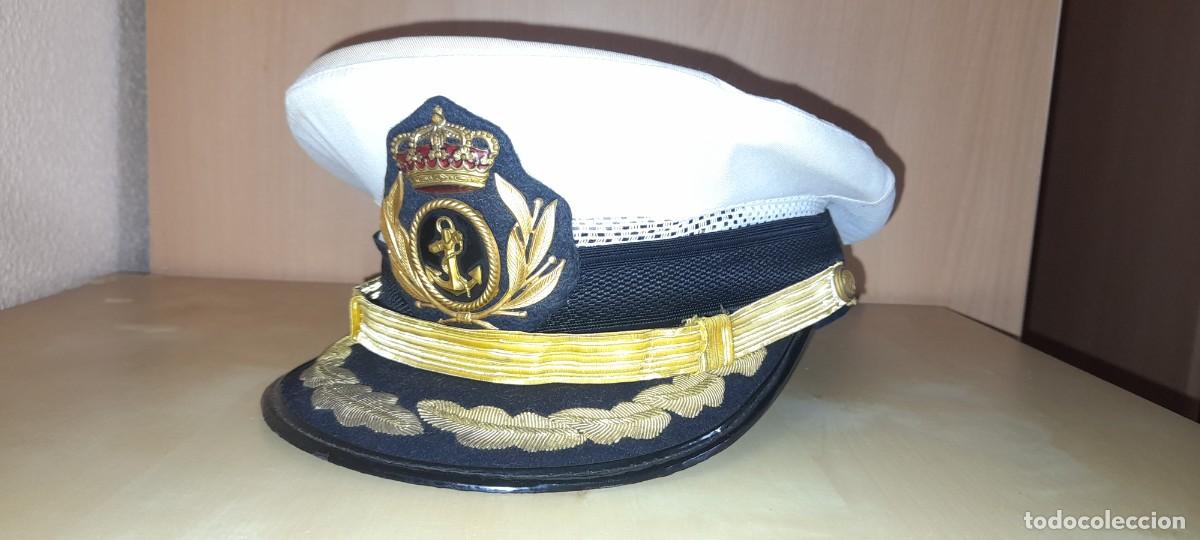 Militaria: Gorra Armada Espa&ntilde;ola de oficial superior