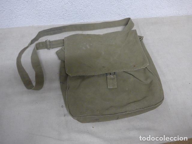 Militaria: Antiguo macuto espa&ntilde;ol marcado del CIR 5, original. Epoca de Franco.