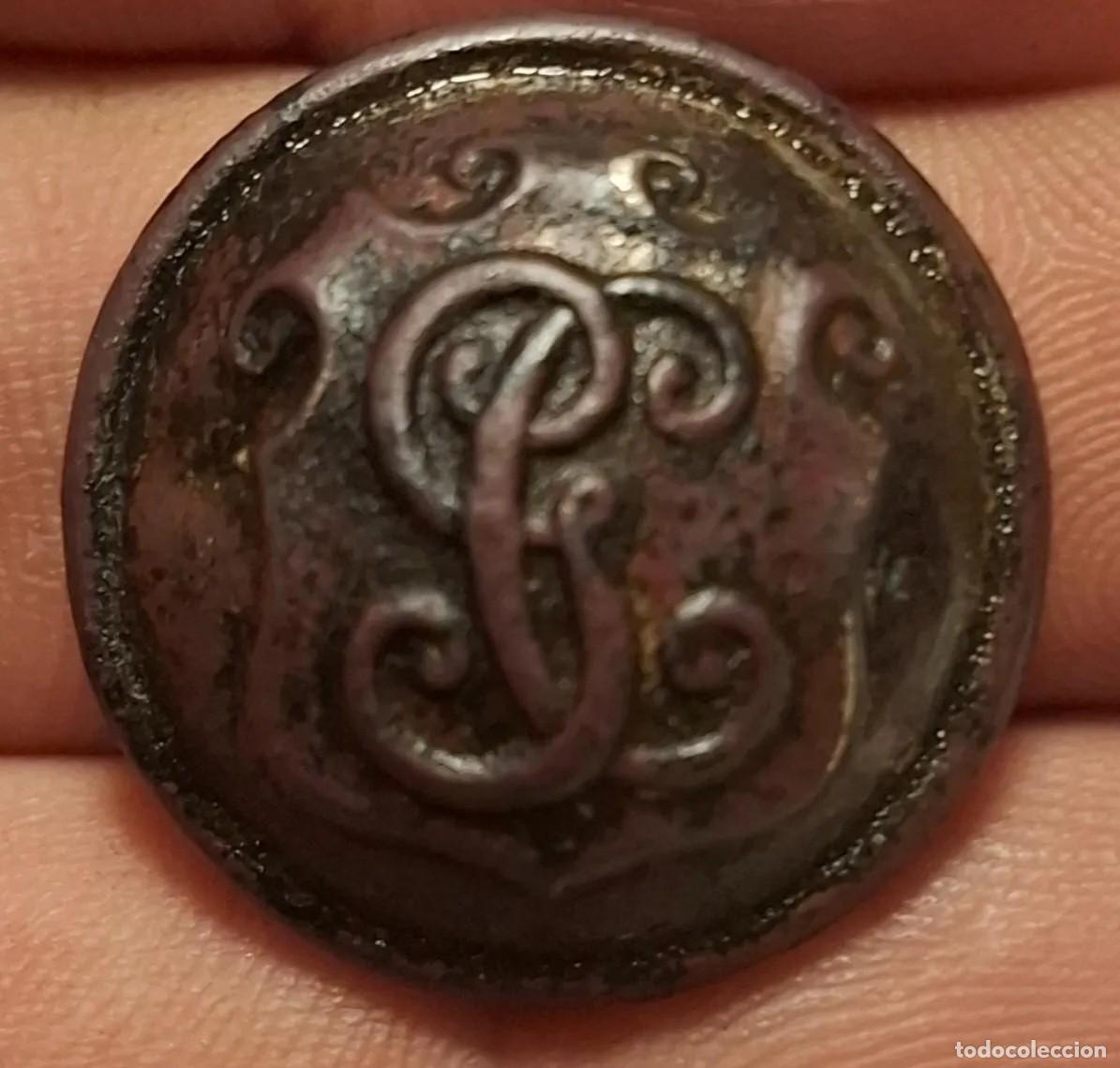 Militaria: Boton de guerrera de la guardia civil de la II Rep&uacute;blica