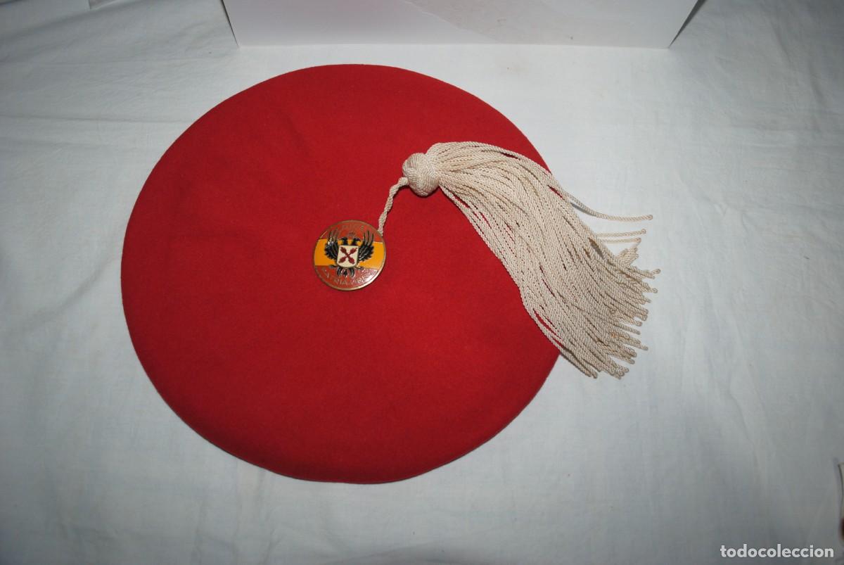 Militaria: BOINA CARLISTA CON FLOR DE LIS