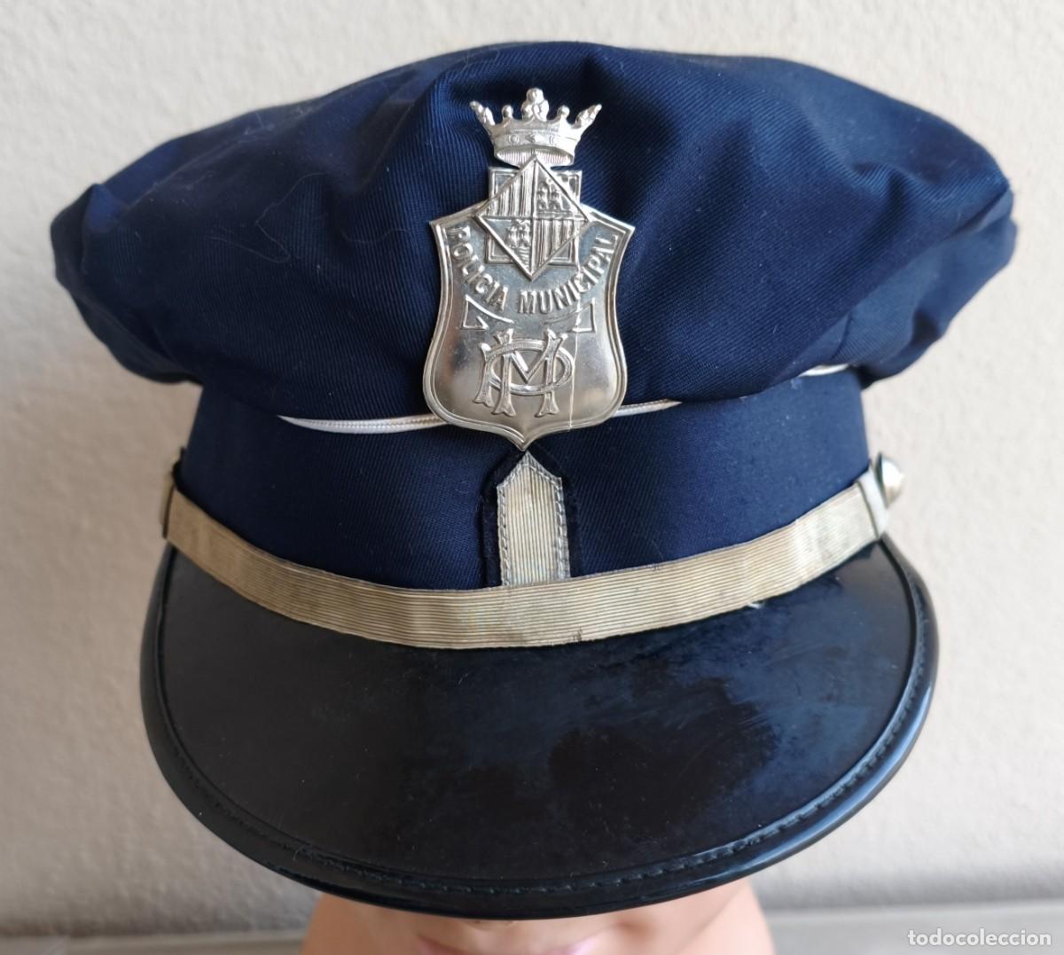 Militaria: Vieja Gorra de Cabo de la Polic&iacute;a Municipal de Palma de Mallorca. Confeccionada por Gorras &Aacute;lvarez.