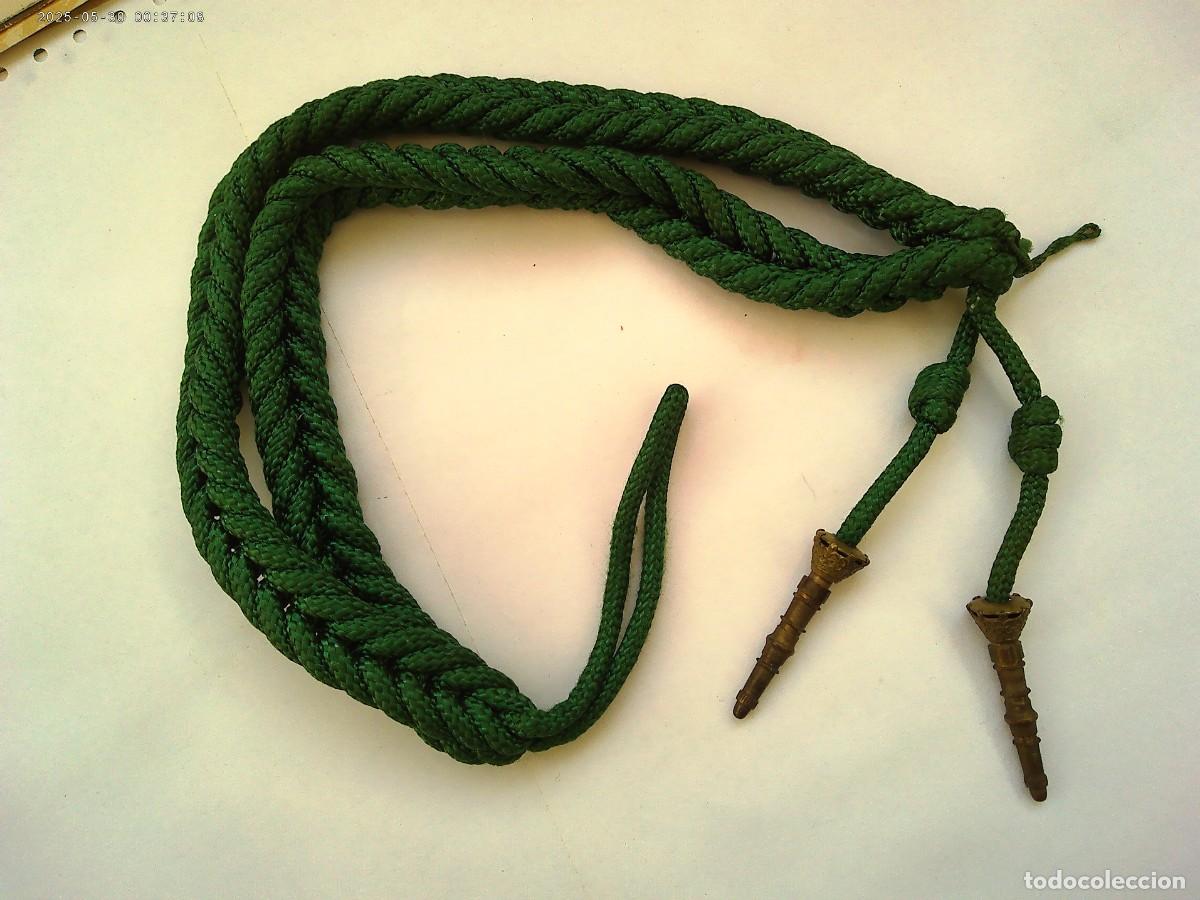 Militaria: MILICIA UNIVERCITARIA , I.P.S. : CORDON DE CADETE , VERDE . EPOCA DE FRANCO