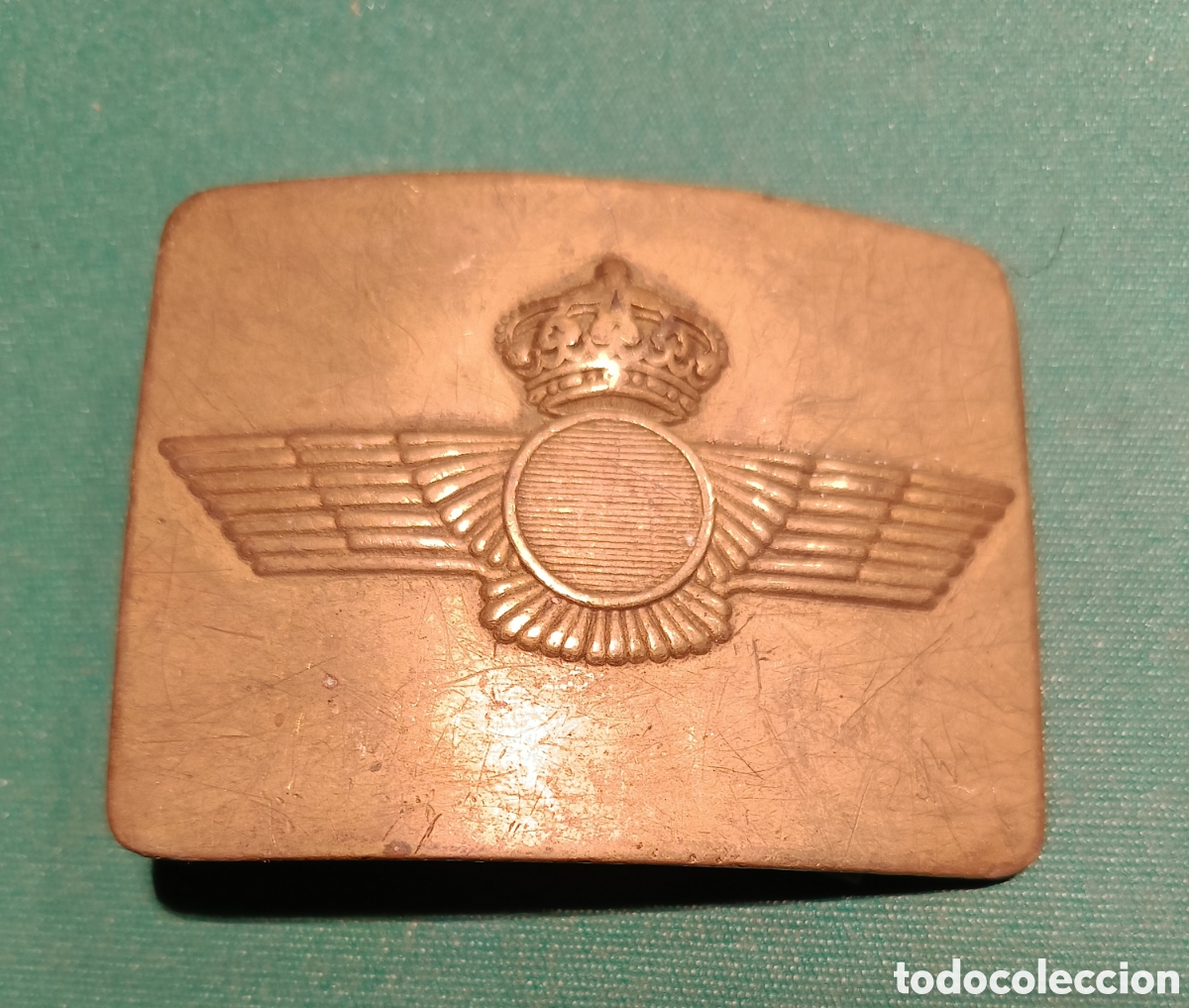 Militaria: HEBILLA DEL EJ&Eacute;RCITO DEL AIRE - LAT&Oacute;N