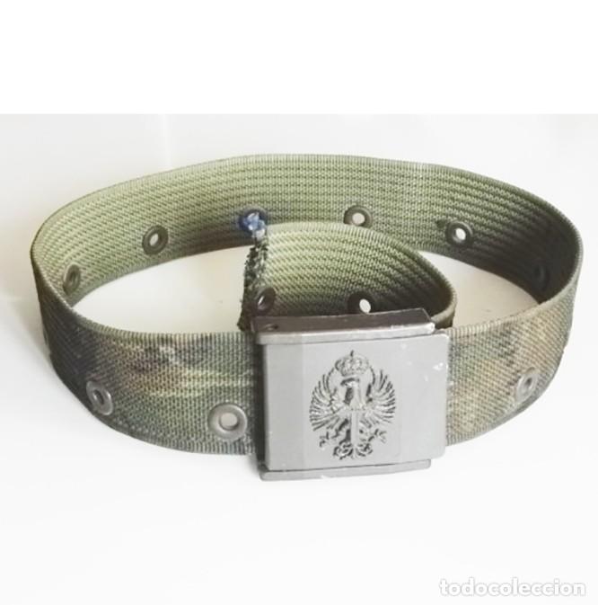 Militaria: CINTUR&Oacute;N CON HEBILLA EMBLEMA - EJ&Eacute;RCITO ESPA&Ntilde;OL - TIERRA - MILITAR - DE ESPA&Ntilde;A