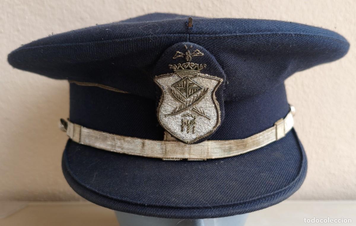 Militaria: Vieja gorra de plato. Polic&iacute;a Municipal Palma de Mallorca. Sargento. Confeccionada por Modas &Aacute;lvarez