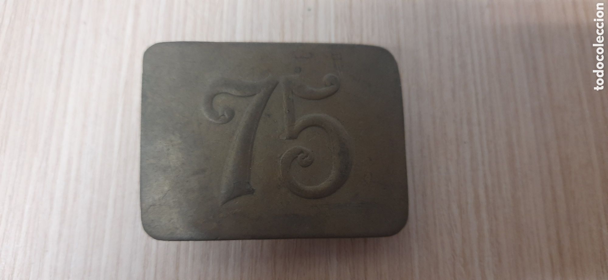 Militaria: HEBILLA DEL REGIMIENTO SEGOVIA 75 CACERES epoca ALFONSO XIII