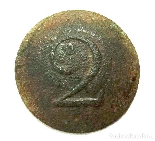 Militaria: GUERRA INDEPENDENCIA: BOT&Oacute;N SUIZO 1803,2&ordm; DE INFANTER&Iacute;A