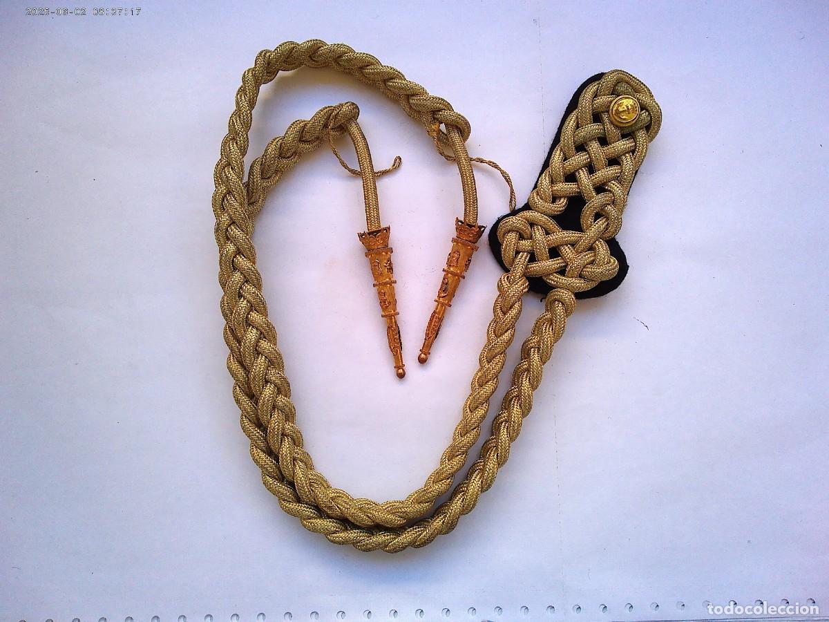 Militaria: MARINA DE GUERRA : CORDON DE CADETE DE LA ESCUELA NAVAL. ANTIGUO EPOCA DE FRANCO