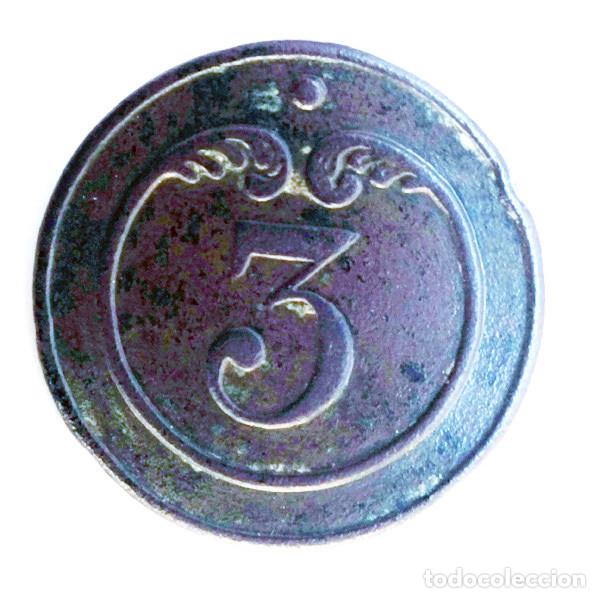 Militaria: GUERRA INDEPENDENCIA: BOT&Oacute;N FRANCES,INFANTER&Iacute;A REG.N&ordm;3 1803-1913