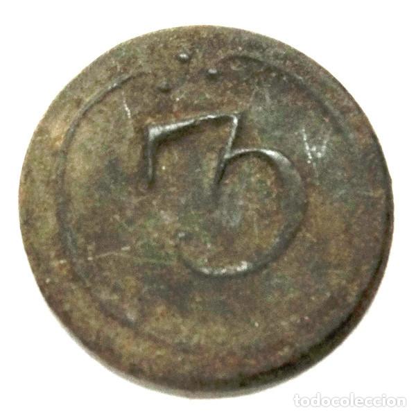 Militaria: GUERRA INDEPENDENCIA: BOT&Oacute;N FRANCES,INFANTER&Iacute;A REG.N&ordm;3 1803-1913.(4)