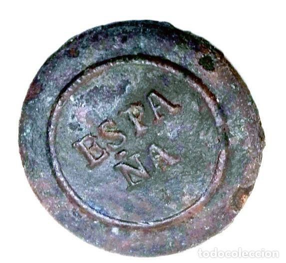 Militaria: BOTON INFANTERIA EN LINEA 1791-1805, &rdquo;ESPA&Ntilde;A&rdquo;