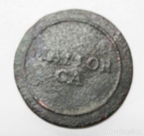 Militaria: BOTON INFANTERIA EN LINEA 1791-1805, &rdquo;MALLORCA&rdquo;