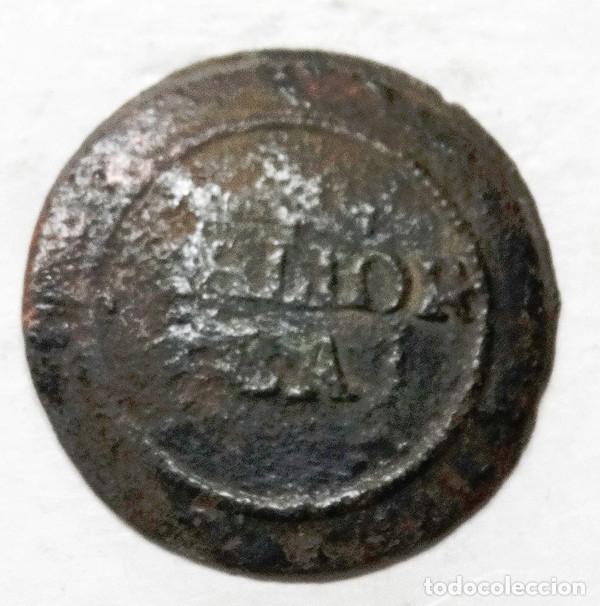 Militaria: BOTON INFANTERIA EN LINEA 1791-1805, &rdquo;MALLORCA&rdquo;. (2)