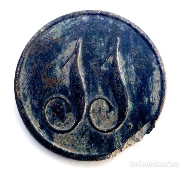 Militaria: BOTON INFANTERIA EN LINEA 1821-1840, REGIMIENTO N&ordm;11