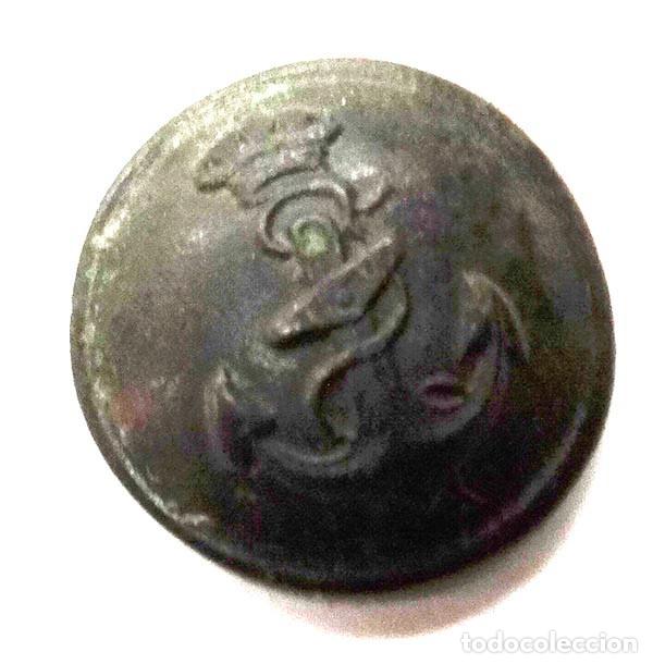 Militaria: BOTON DE LA MARINA REAL. 1802-1873