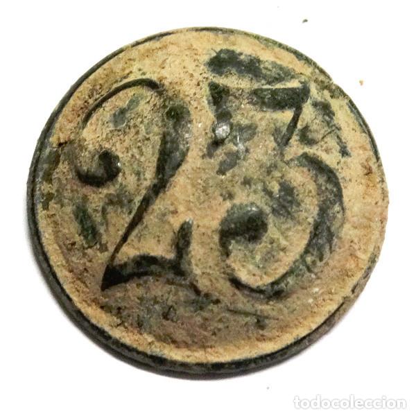 Militaria: BOTON INFANTERIA EN LINEA 1821-1840, REGIMIENTO N&ordm;23.(2)