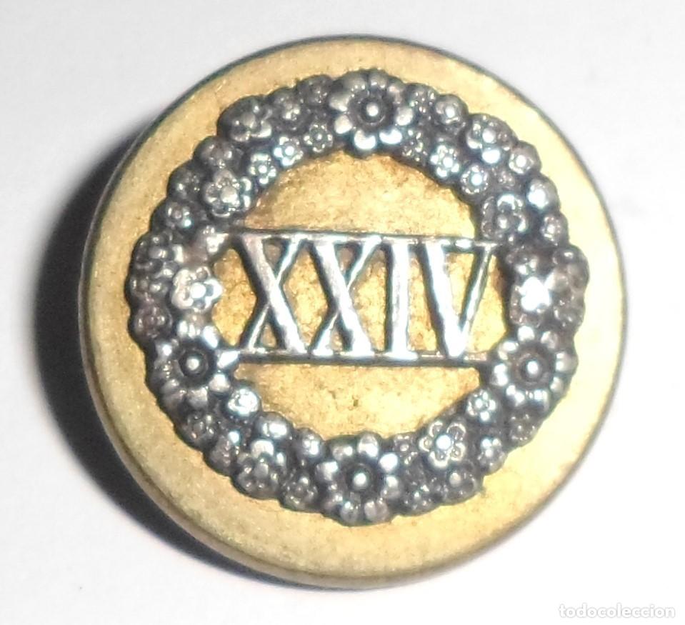 Militaria: boton INGLES 1879 24 REGIMIENTO SOUTH WALES BORDERERS