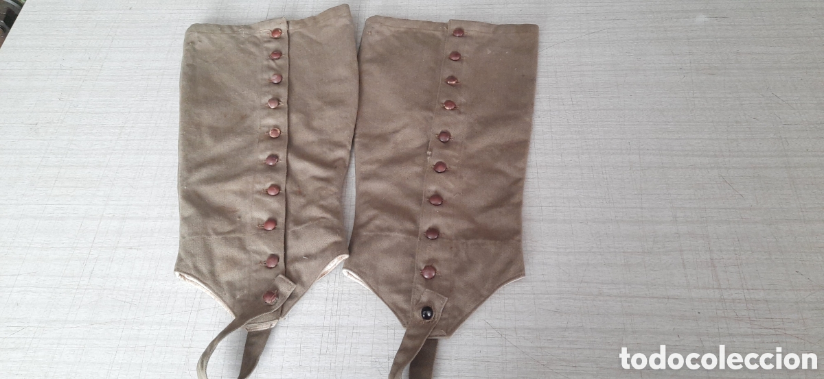 Militaria: polainas del ejercito espa&ntilde;ol epoca alfonso XIII guerra civil