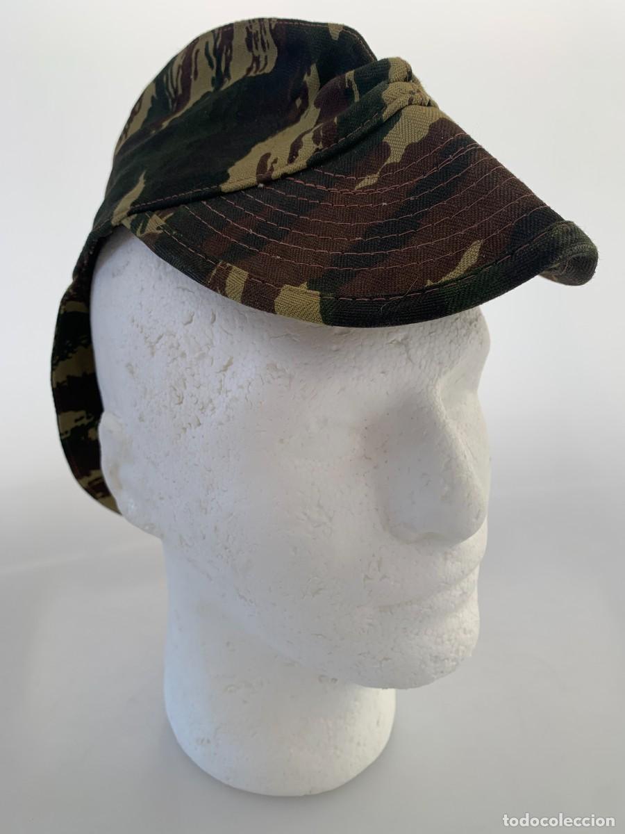 Militaria: Gorro Mle M59 Bigeard Lizard Comando Paracaidista Franc&eacute;s Ej&eacute;rcito Francia VTG 80s