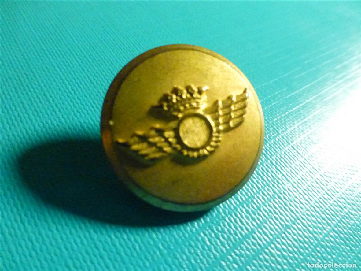 Militaria: Caja Pl&aacute;stico Botones ej&eacute;rcito - GRANDE - Plano - 22 mm.
