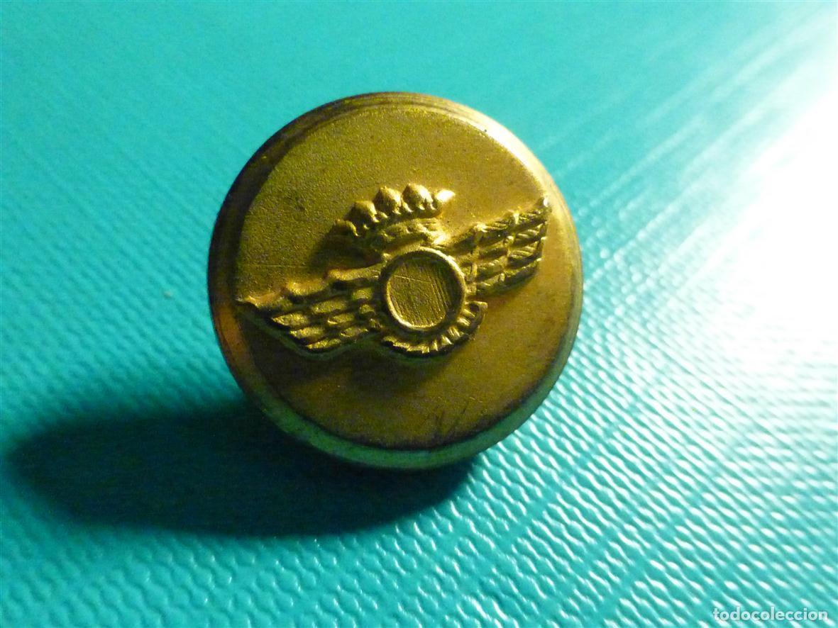 Militaria: Bot&oacute;n Traje Uniforme Ejercito del Aire - Peque&ntilde;o PLANO - 17 mm.