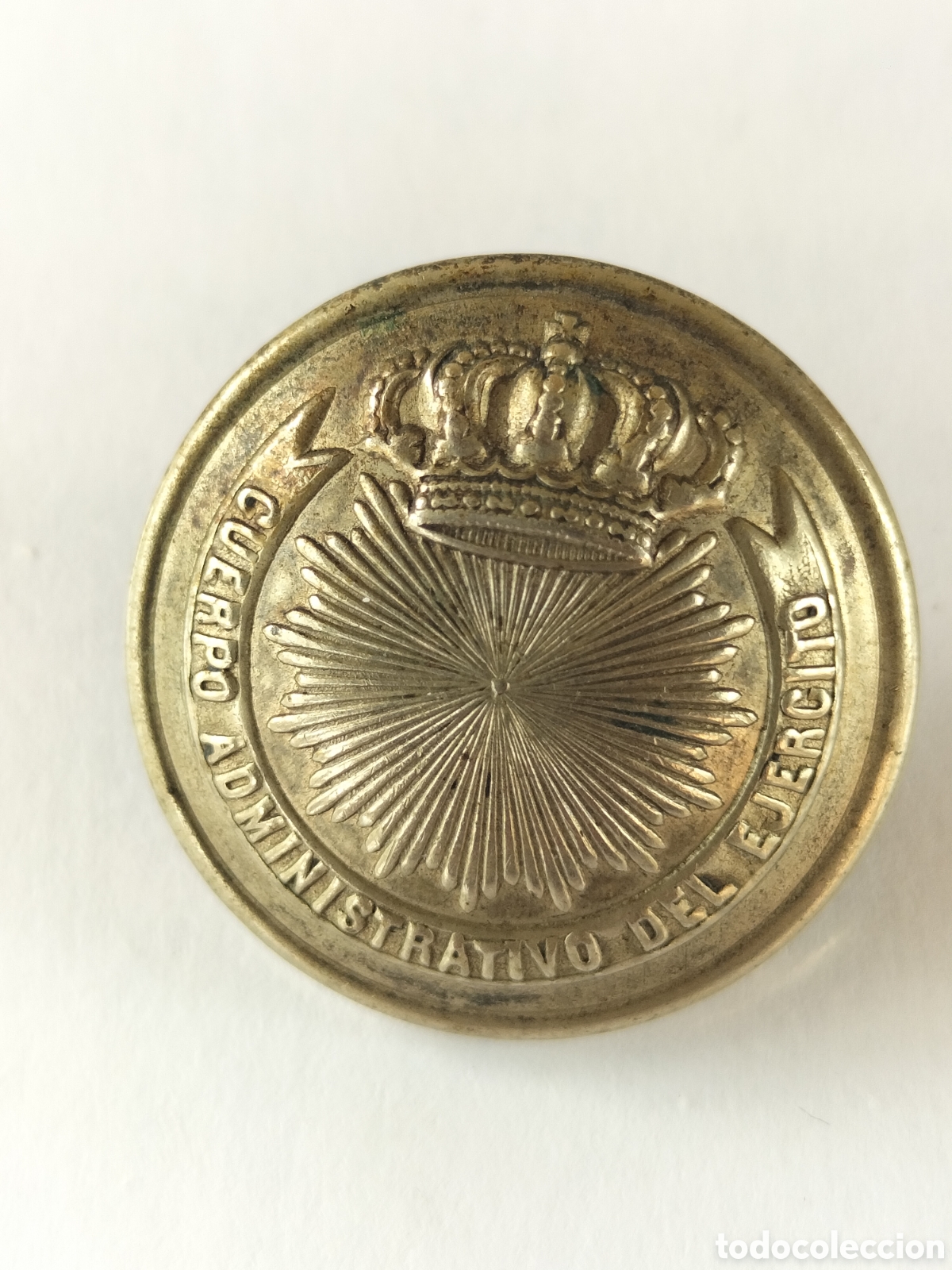 Militaria: Bot&oacute;n de Administraci&oacute;n Militar. Final de Siglo XIX. 22 mm.