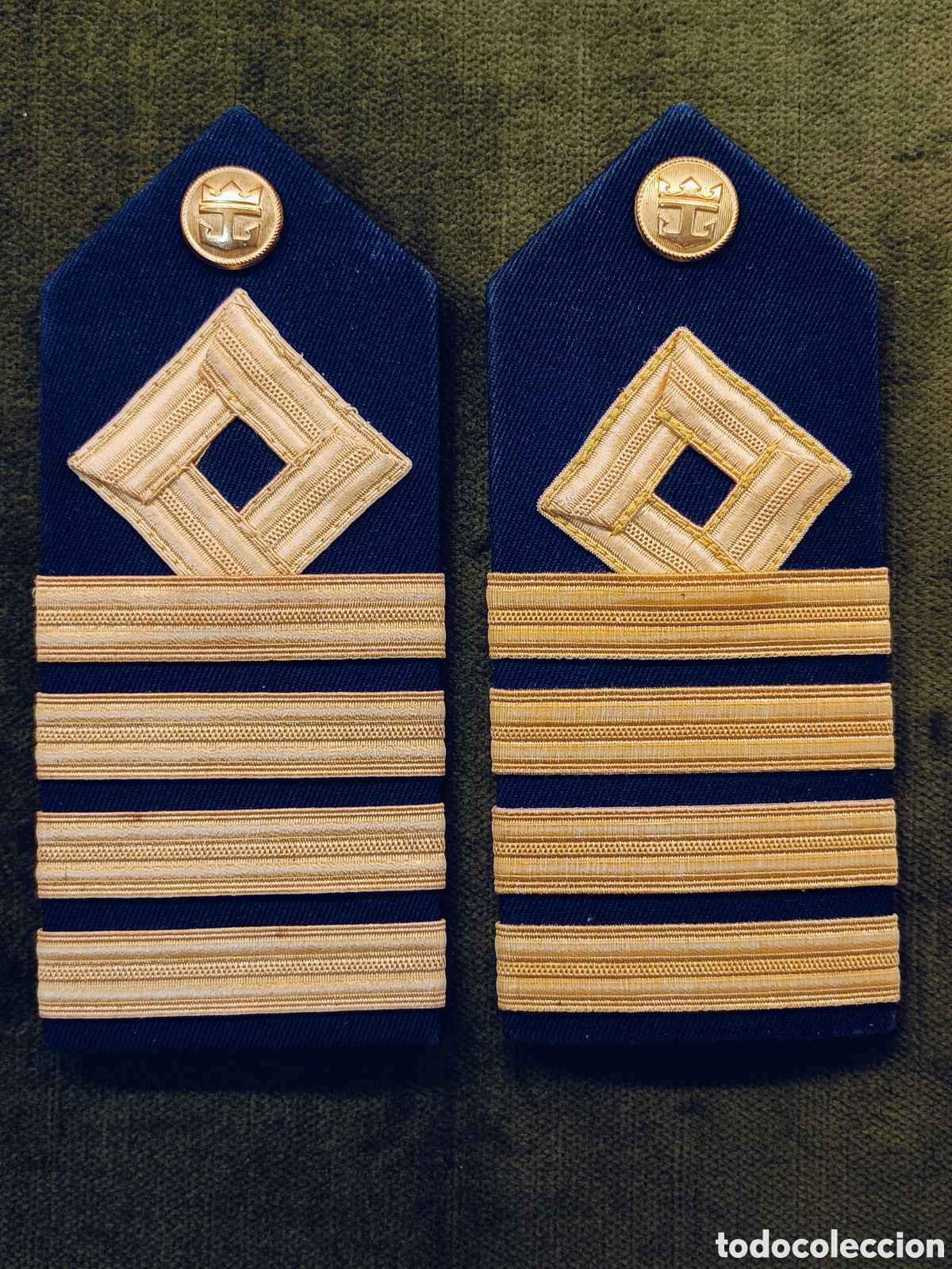 Militaria: PALAS , CHARRETERAS. CAPITAN NAVAL. CRUCERO ROYAL CARIBBEAN INTERNACIONAL.