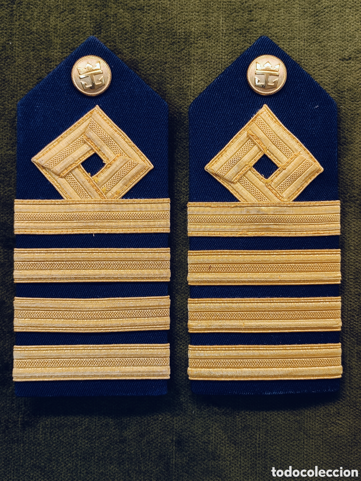Militaria: PALAS , CHARRETERAS. CAPITAN NAVAL. CRUCERO ROYAL CARIBBEAN INTERNACIONAL.
