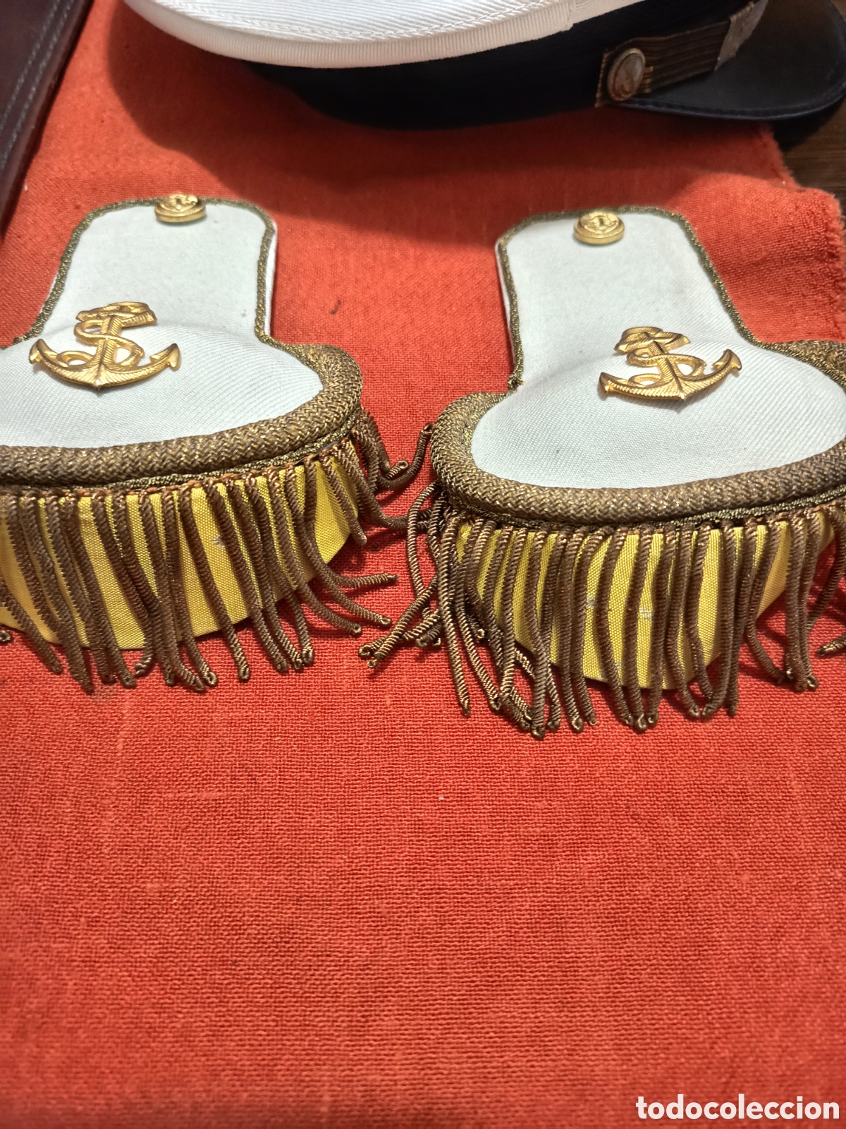 Militaria: Charreteras hombreras oficial de Armada Espa&ntilde;ola