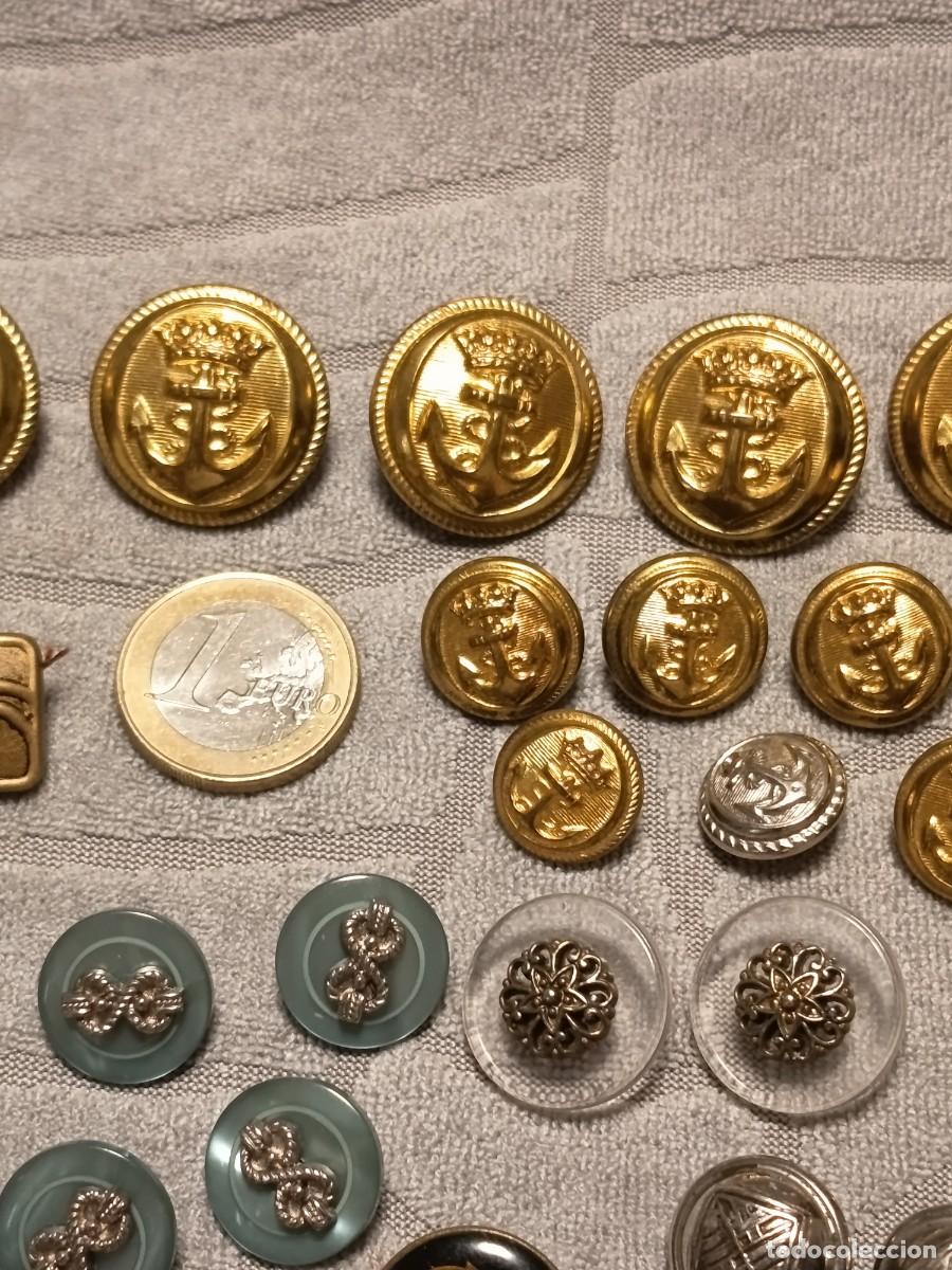 Militaria: LOTE DE 60 BOTONES VARIADOS - Foto 3
