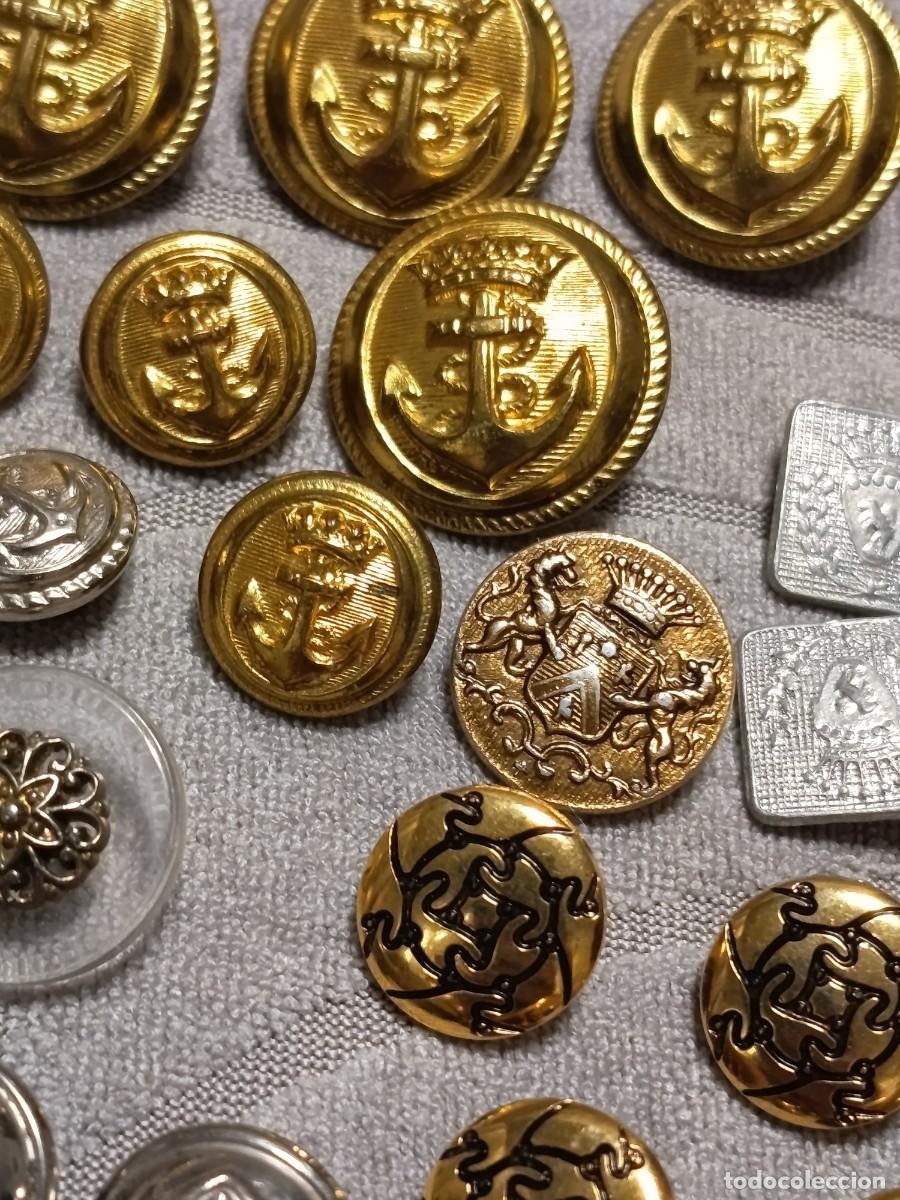Militaria: LOTE DE 60 BOTONES VARIADOS - Foto 9