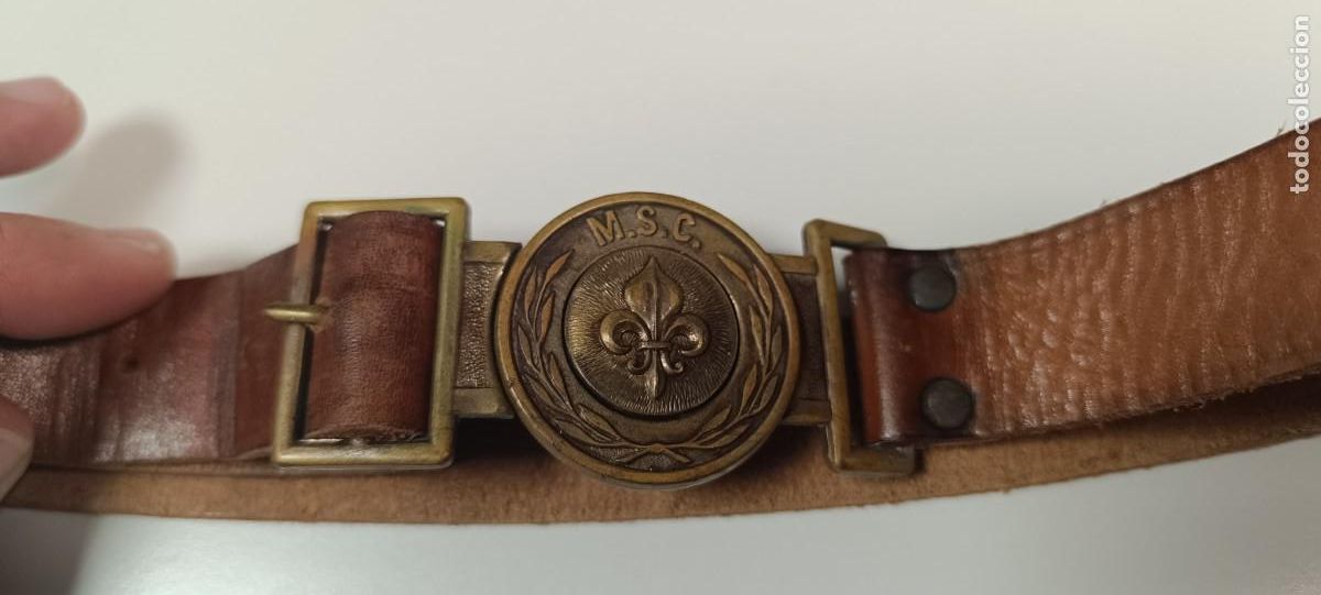 Militaria: ANTIGUO CINTUR&Oacute;N DE BOY SCOUTS CATOLICO