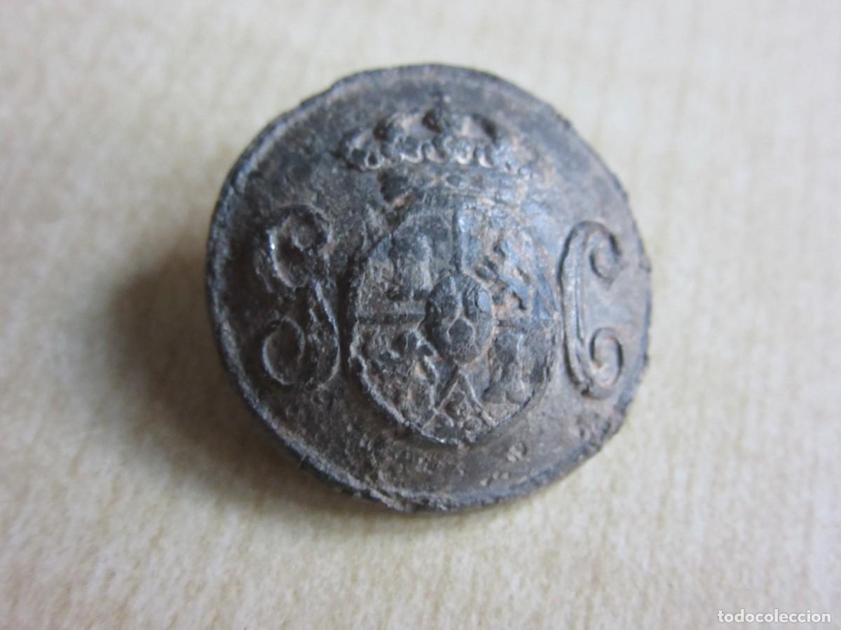 Militaria: Bot&oacute;n de la Guardia Civil S XIX Di&aacute;metro 2,4 cm